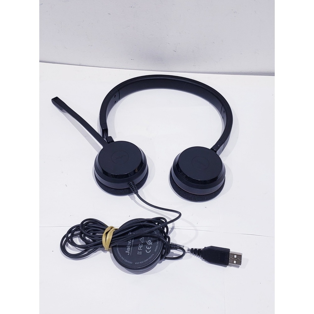 Jabra Evolve HSC016 Stereo USB Headset with Passive Noise Cancellation - Works